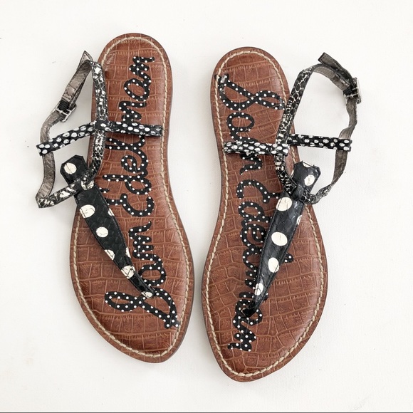 Sam Edelman Shoes - Sam Edelman Gigi Polka Dot Thong Sandals